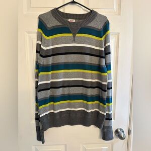 Mossimo Supply Co. Multicolor Striped Crewneck Sweater Ptp 21